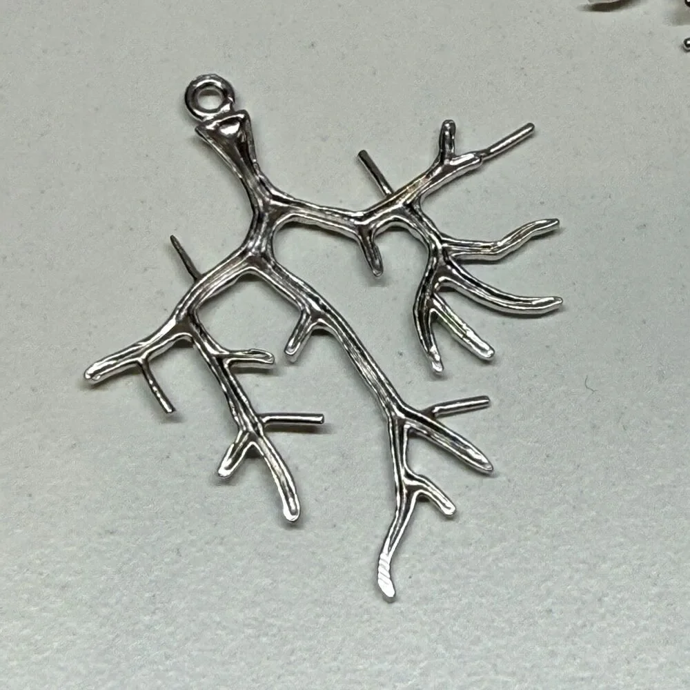 13 Coral Charms - Rhodium Plated